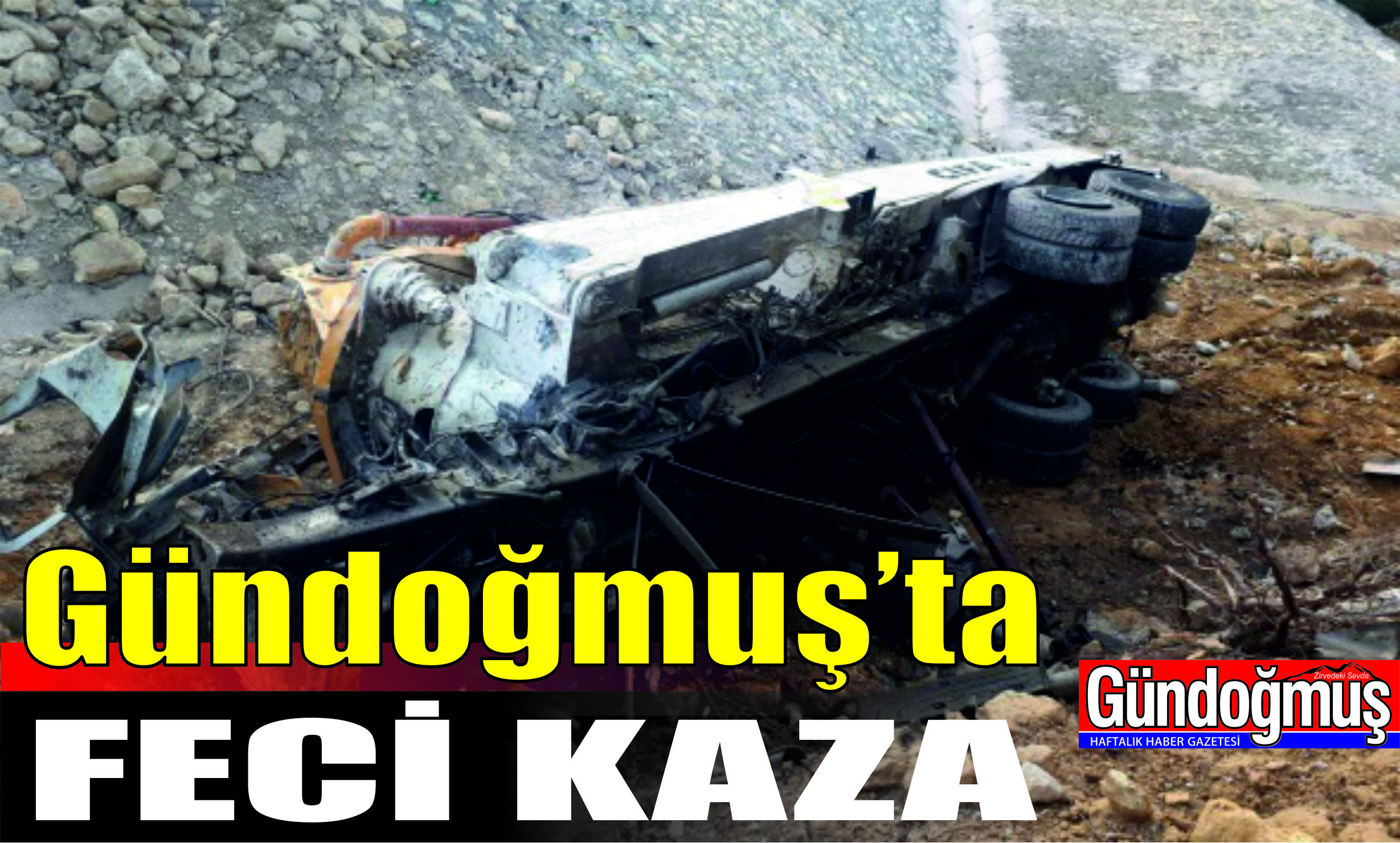 Gündoğmuş’ta feci kaza
