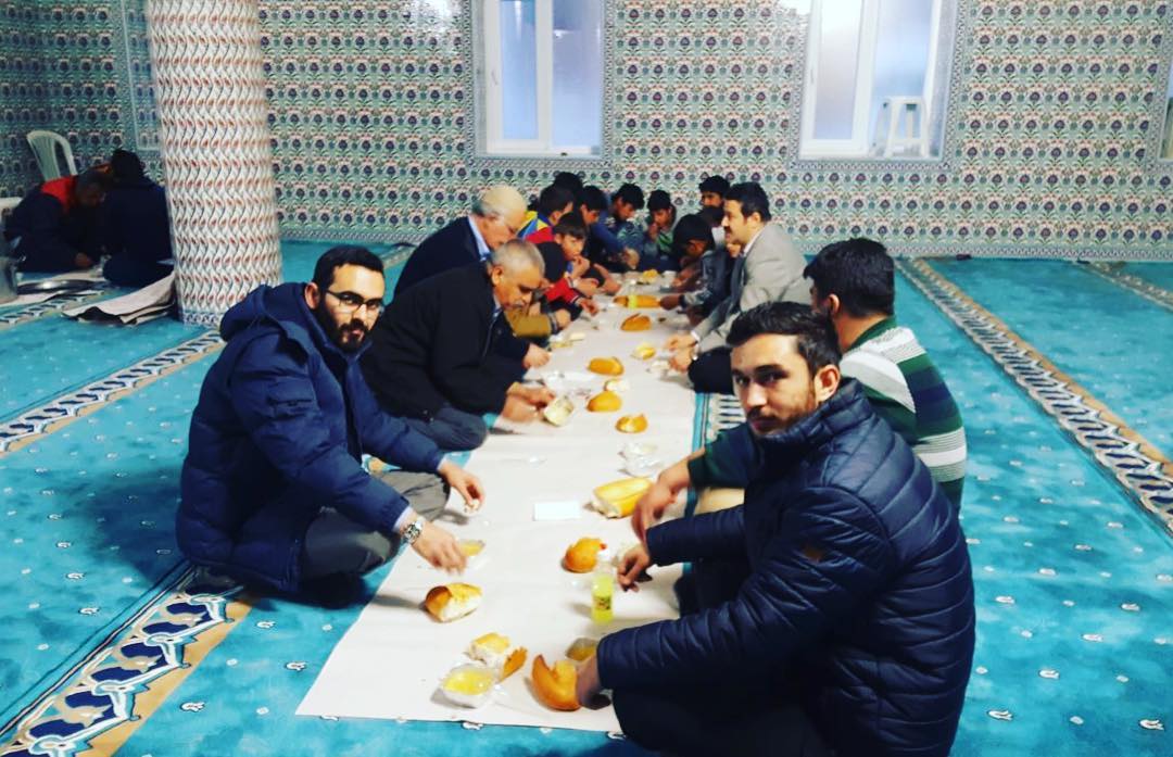Camide buluştular