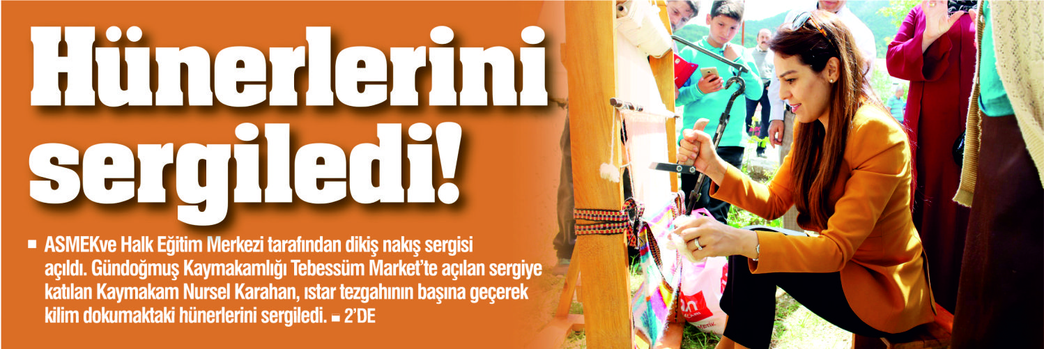 El emekleri sergilendi