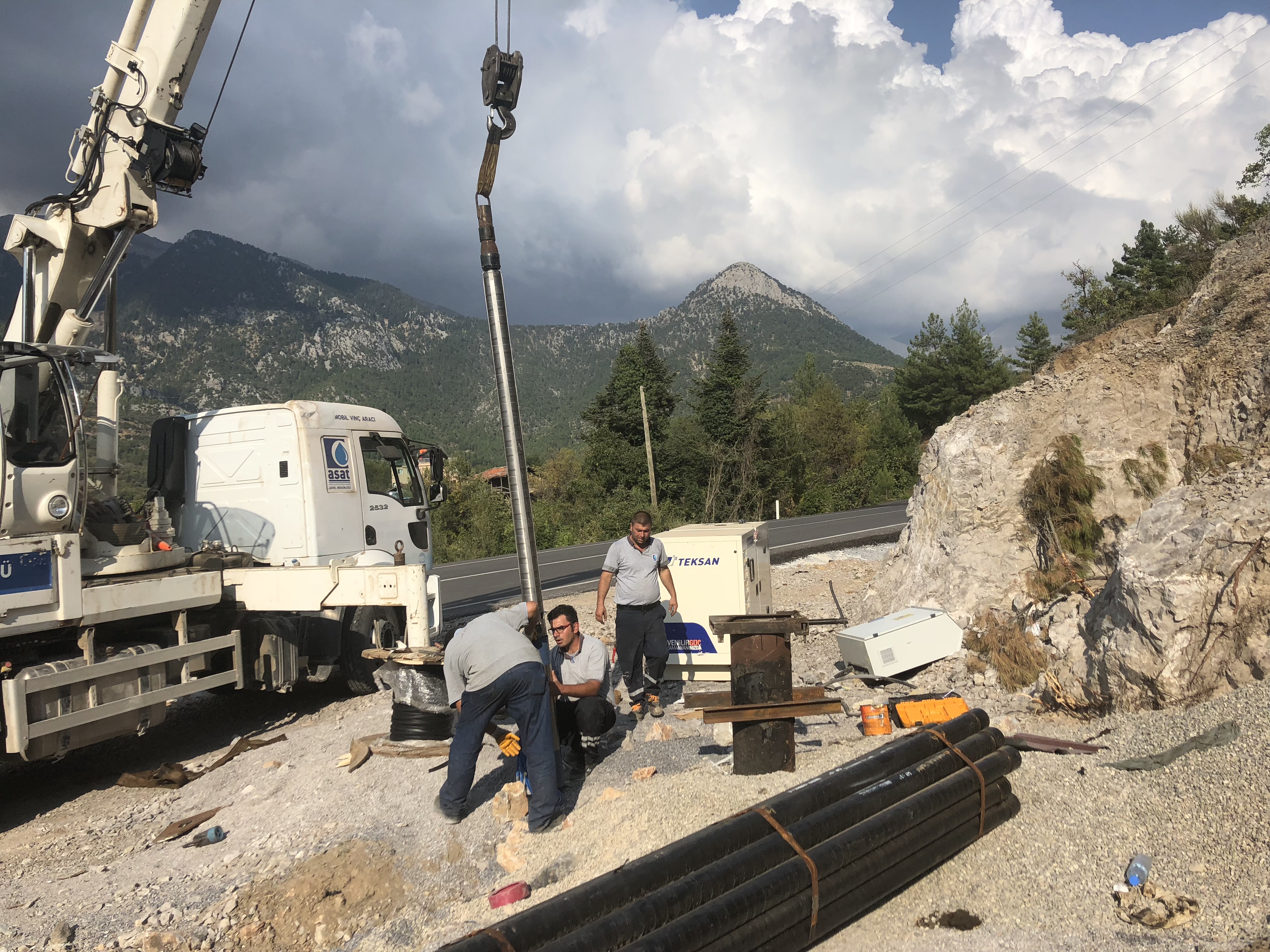GÜNDOĞMUŞUN SU PROBLEMİNE ASAT TARAFINDAN VURULAN NEŞTER