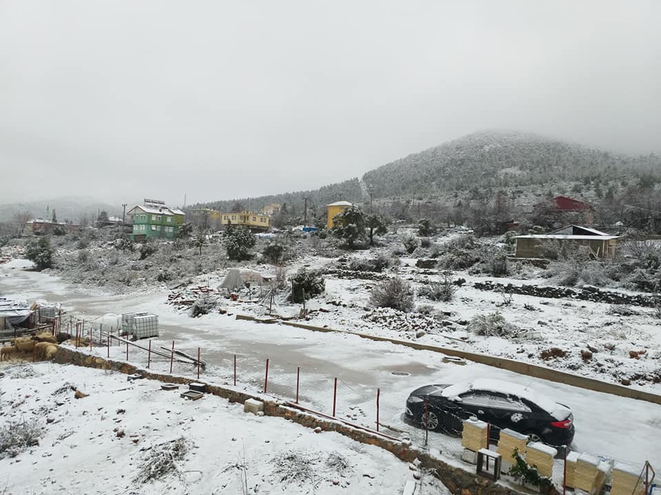 Gündoğmuş beyaza büründü
