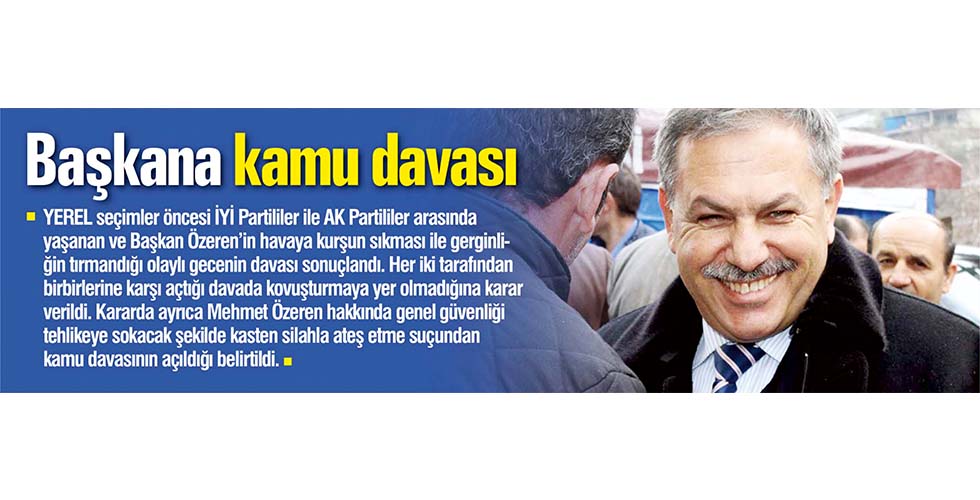 Başkana kamu davası