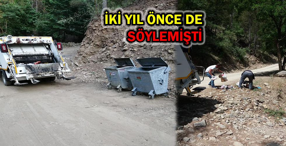 İKİ YIL ÖNCE DE SÖYLEMİŞTİ