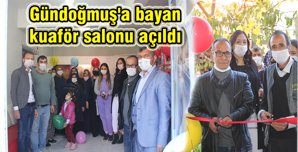 Gündoğmuş'a bayan kuaför salonu açıldı