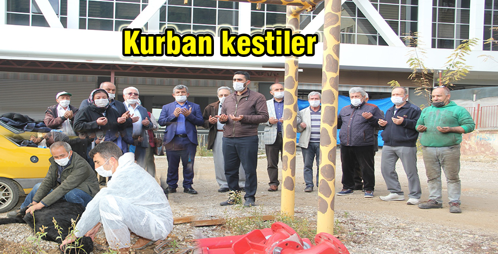 Kurban kestiler
