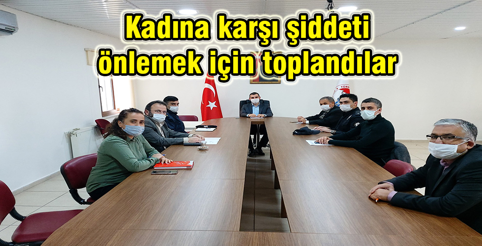 Kadına karşı şiddeti önlemek için toplandılar