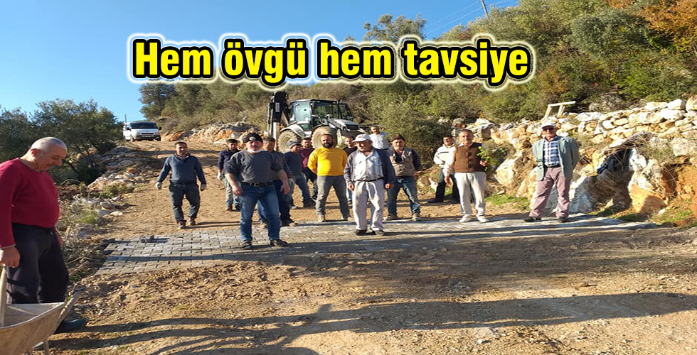 Hem övgü hem tavsiye