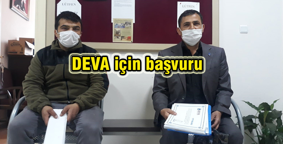 DEVA için başvuru