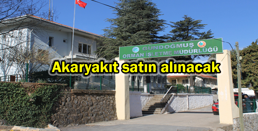 Akaryakıt satın alınacak