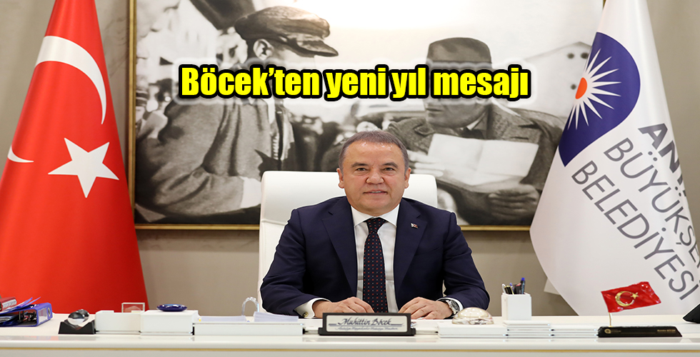 Böcek’ten yeni yıl mesajı
