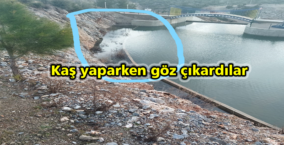 Kaş yaparken göz çıkardılar