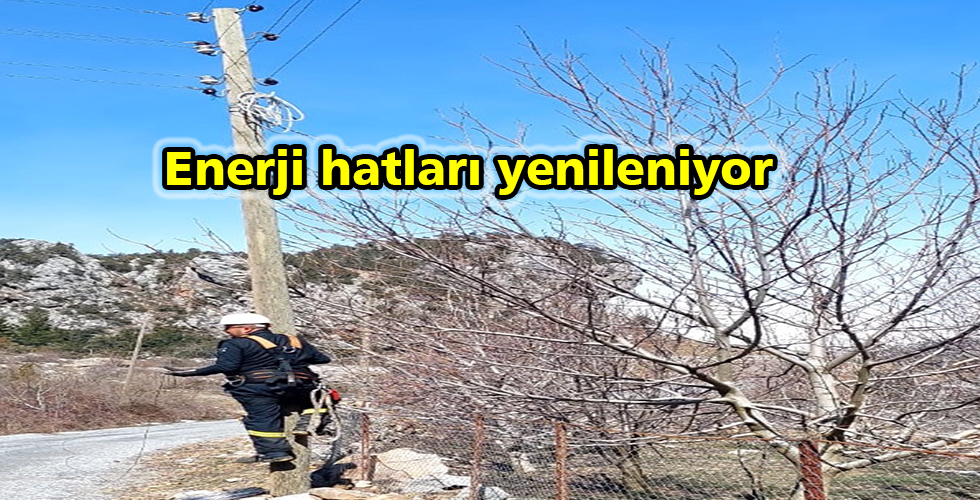 Enerji hatları yenileniyor