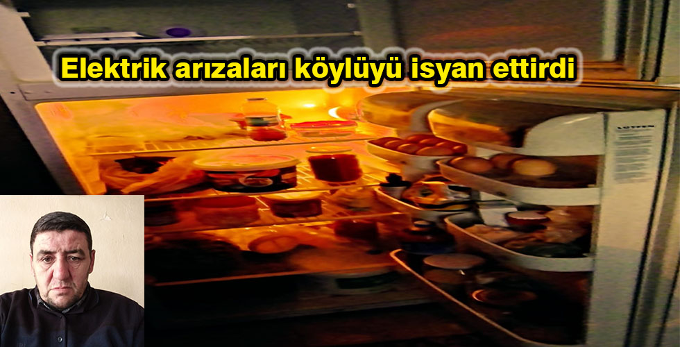 Elektrik arızaları köylüyü isyan ettirdi