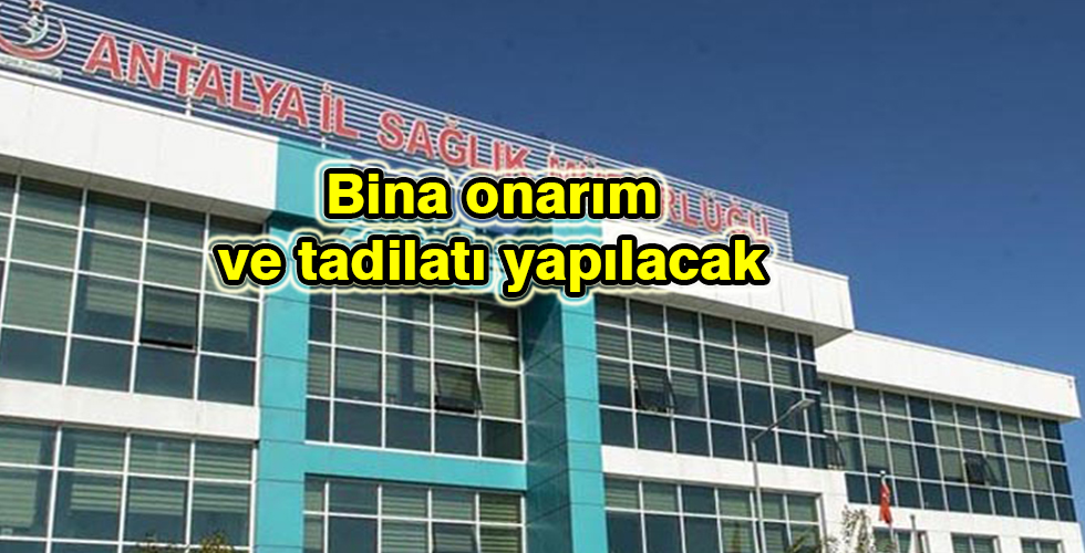 Bina onarım ve tadilatı yapılacak