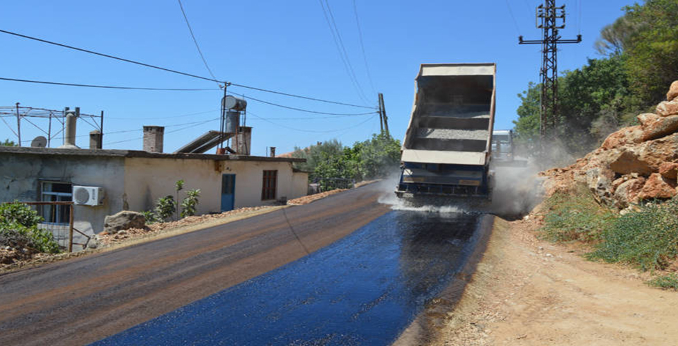 Gündoğmuş Güneycik yolu asfaltlandı
