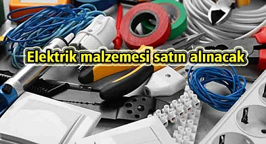 Elektrik malzemesi satın alınacak