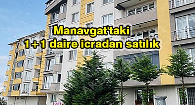 Manavgat'taki 1+1 daire icradan satılık