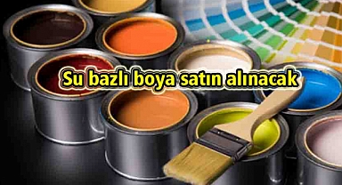 Su bazlı boya satın alınacak