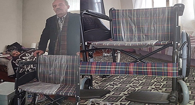 CHP’den engelli vatandaşa tekerlekli sandalye