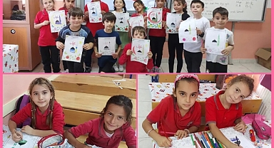 Kandil konulu boyama yaptılar