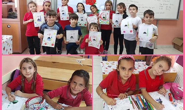 Kandil konulu boyama yaptılar