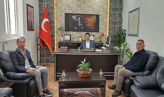 Muhtar adayı Arslan, ilk ziyaretini kaymakama yaptı