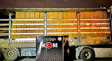 4 bin kilo kaçak tütün ele geçirildi