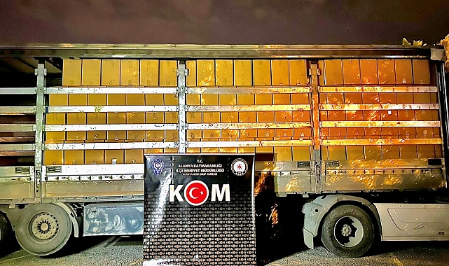4 bin kilo kaçak tütün ele geçirildi