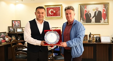 Başkan Yücel, Ergen’i ağırladı