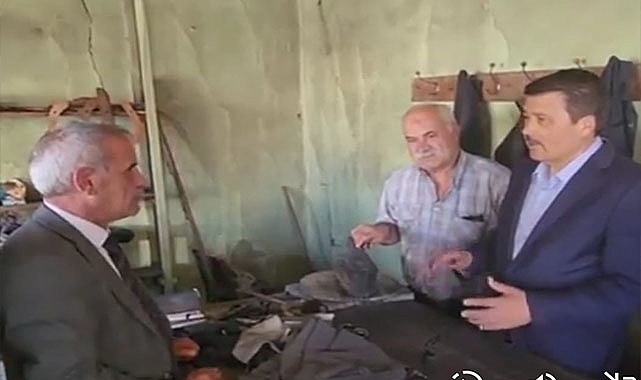 Meşhur terziyi ziyaret etti