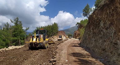 Karaman sınırında yeni yol açıldı