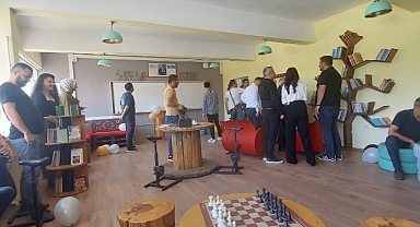 “Geri Dönüşüm Kütüphanesi” açıldı