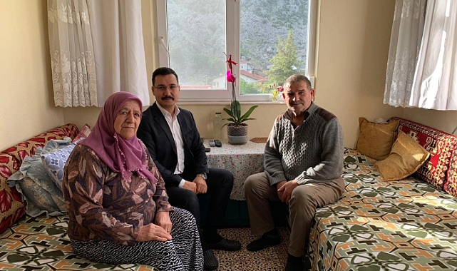 Şehit ailesini ziyaret etti