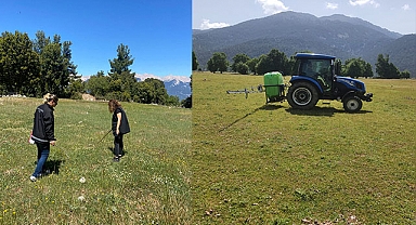 Tarım ekiplerinden mücadele