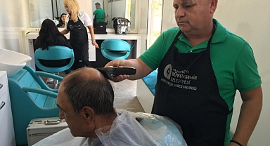 Mobil kuaför Gündoğmuş’ta
