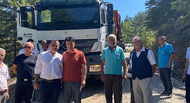 Başyayla yoluna Alanya Belediyesi’nden asfalt