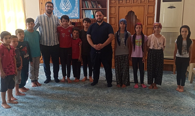 Yaz Kur'an Kursları’nı ve Camileri inceledi