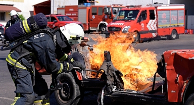 Antalya itfaiyesinden Türkiye’de ilk