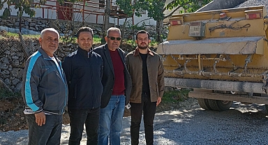 Çaltı Mahallesi yayla yolu asfaltla buluştu