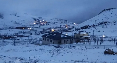 Gökbel Yaylası beyaza büründü  