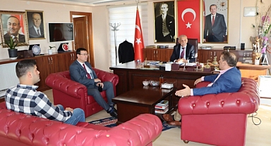 İl Sağlık Müdürlüğü’nden Belediye’ye ziyaret