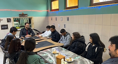 Müftü Aldatmaz, öğrencilerle ÇEDES Projesi kapsamında buluştu