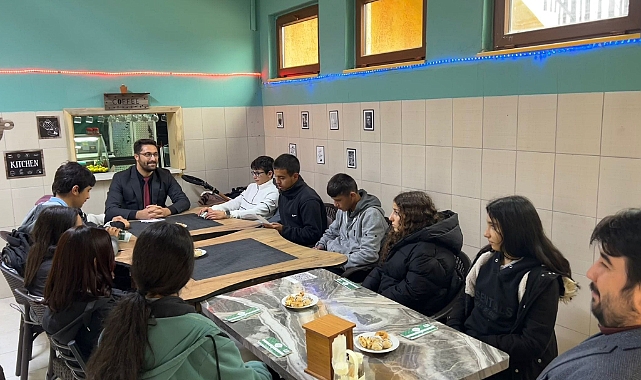 Müftü Aldatmaz, öğrencilerle ÇEDES Projesi kapsamında buluştu