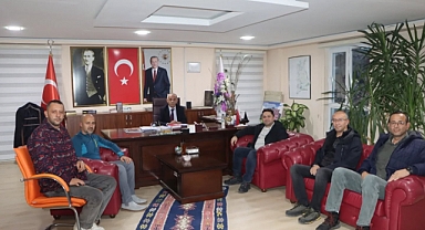 ALKÜ heyetinden belediye’ye ziyaret