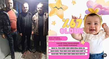 Burçe Bebek’e Gündoğmuş’tan destek