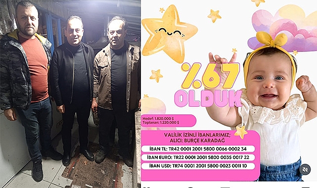 Burçe Bebek’e Gündoğmuş’tan destek