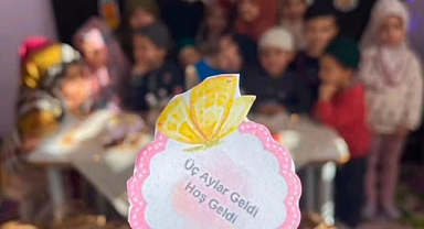 Kur’an kursu öğrencilerinin üç aylar sevinci