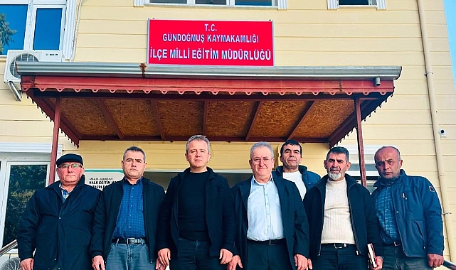 Muhtarlar Derneği’nden Milli Eğitim’e ziyaret