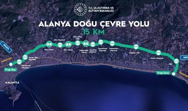 Alanya'da trafiği rahatlatacak proje tarihi belli oldu