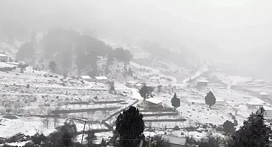 Gündoğmuş ve Alanya’nın yüksek kesimleri beyaza büründü